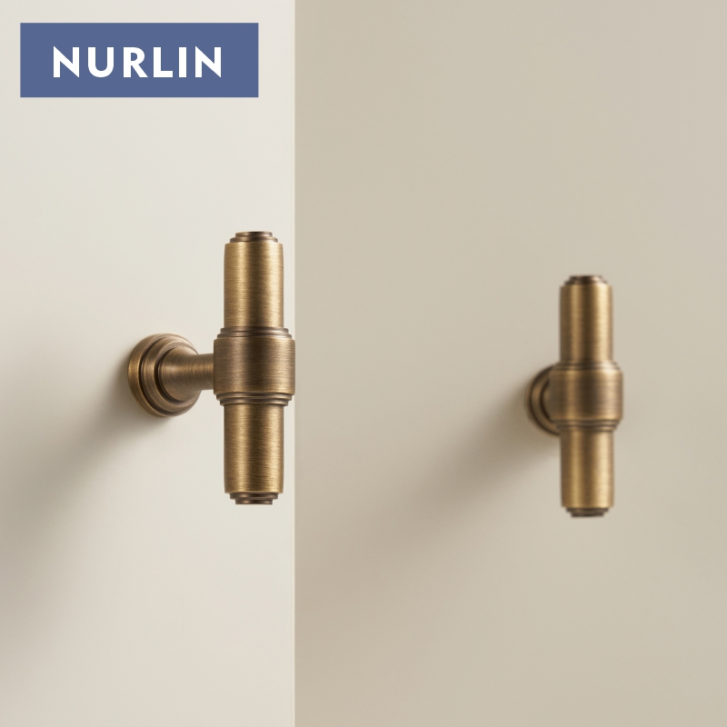 Furniture Hardware China - Nurlin, твердая латунь, французский ретро, античная