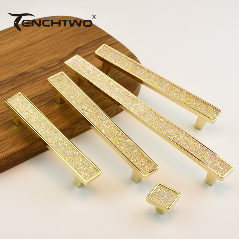 Furniture Hardware Gold - Золотые кристаллические бриллианты, кухонные шкафчики, шкафчики,