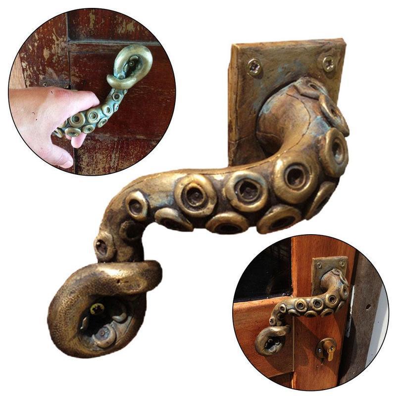 Furniture Hardware China - Винтажная дверная ручка в виде осьминога