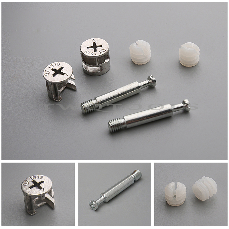 20 комплектов 3-в-1 кулачковых – обзор и цена Furniture Joinery Hardware