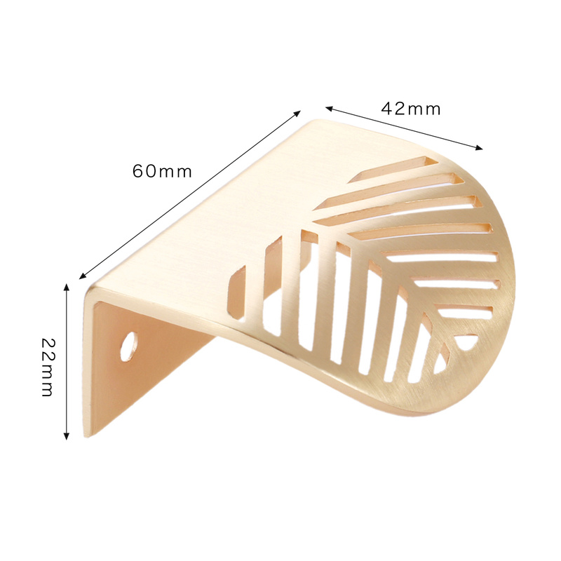 Ручка в форме листа, золотые м – обзор и цена Furniture Hardware Gold