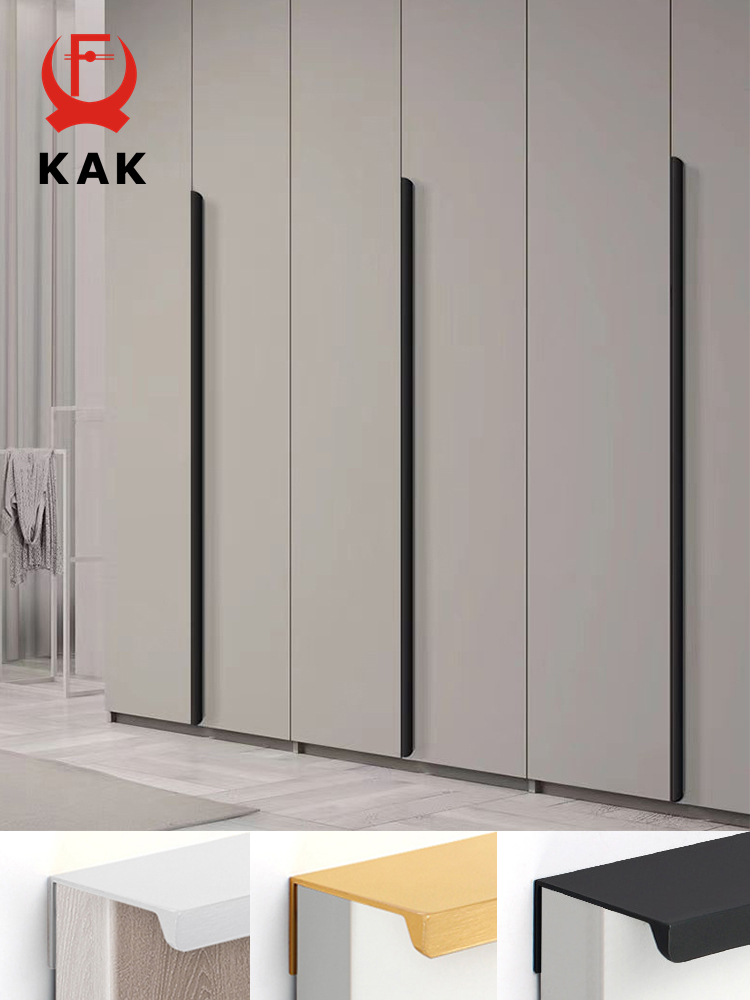 Длинные ручки для шкафа KAK, д – обзор и цена Furniture Hardware Gold