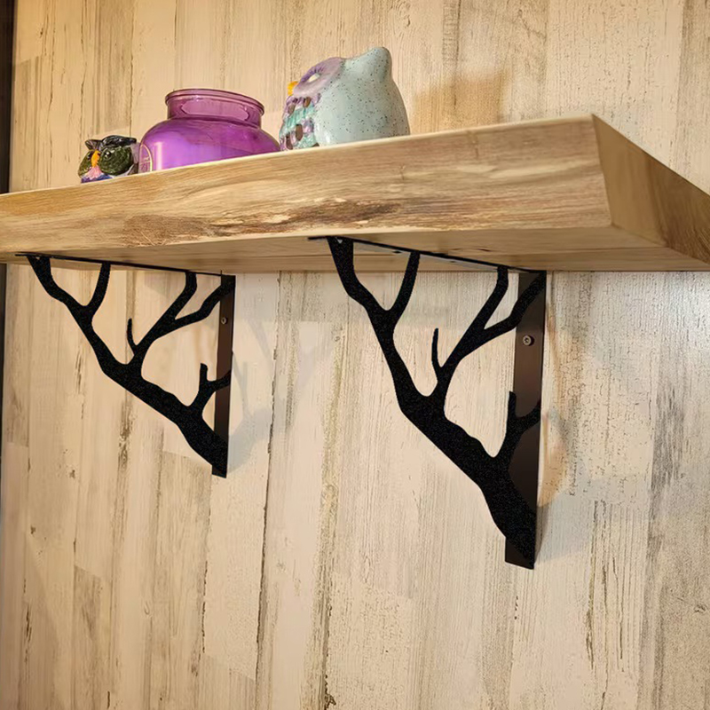 2 шт., черные металлические по – обзор и цена Shelf Bracket Pair