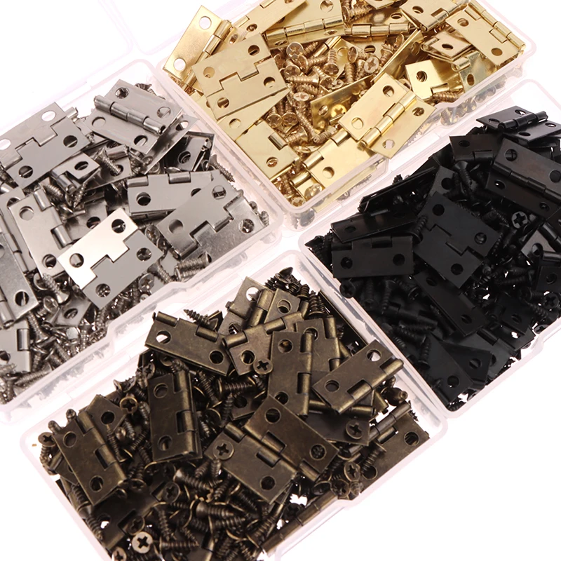 50 шт./кор. петли + 200 винтов – обзор и цена Furniture Hardware Gold