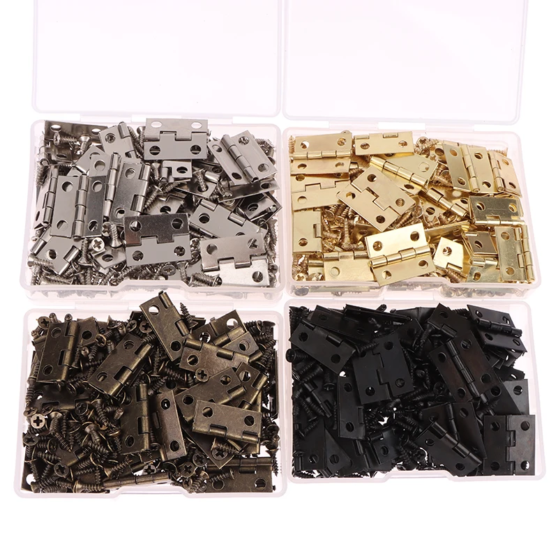 50 шт./кор. петли + 200 винтов – обзор и цена Furniture Hardware Gold
