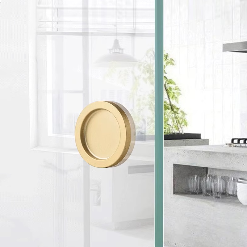 4шт алюминиевый круглый липкий – обзор и цена Furniture Hardware Gold