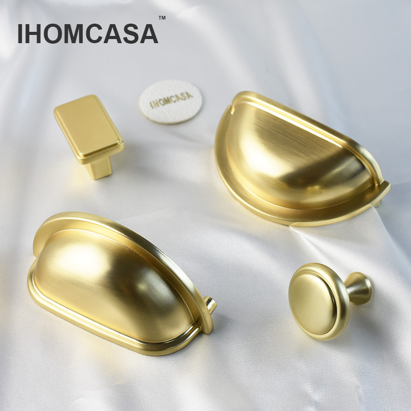 Золотые ручки IHOMCASA для хра – обзор и цена Furniture Hardware Gold