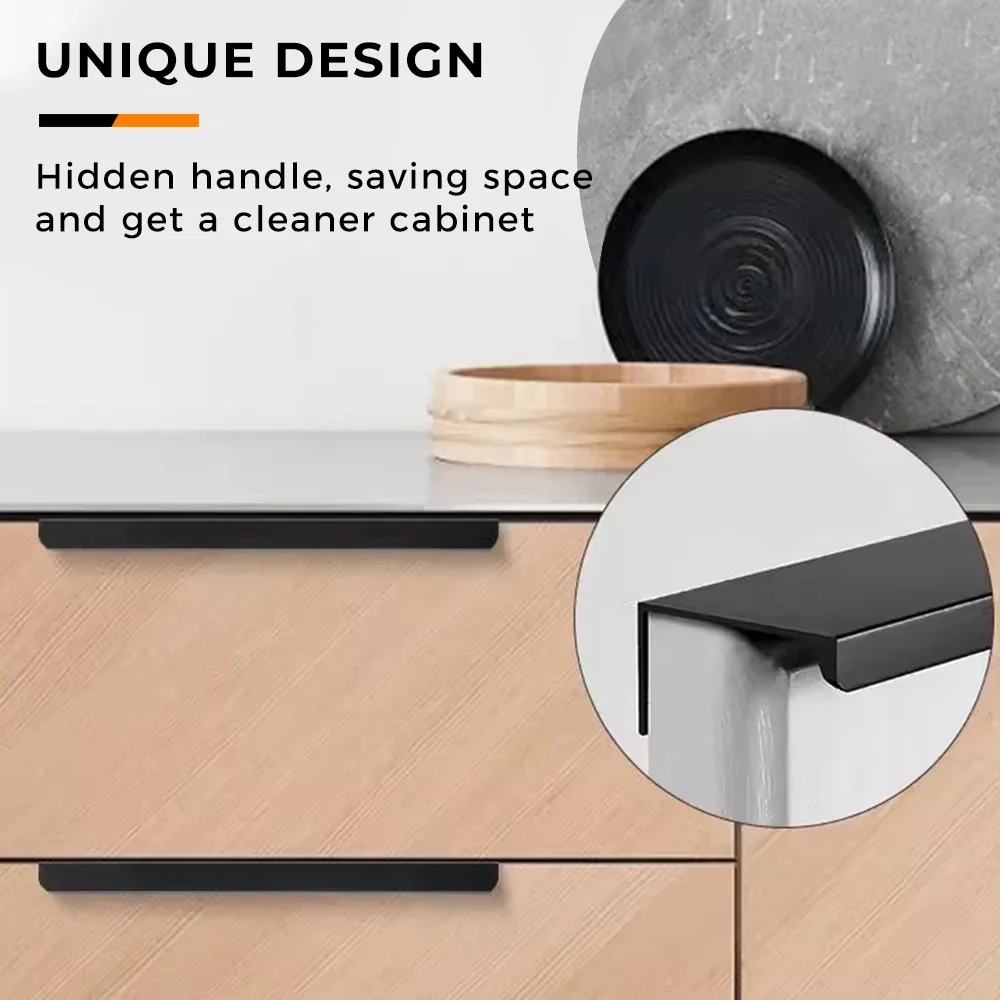 Скрытые мебельные ручки, матов – обзор и цена Furniture Hardware Gold