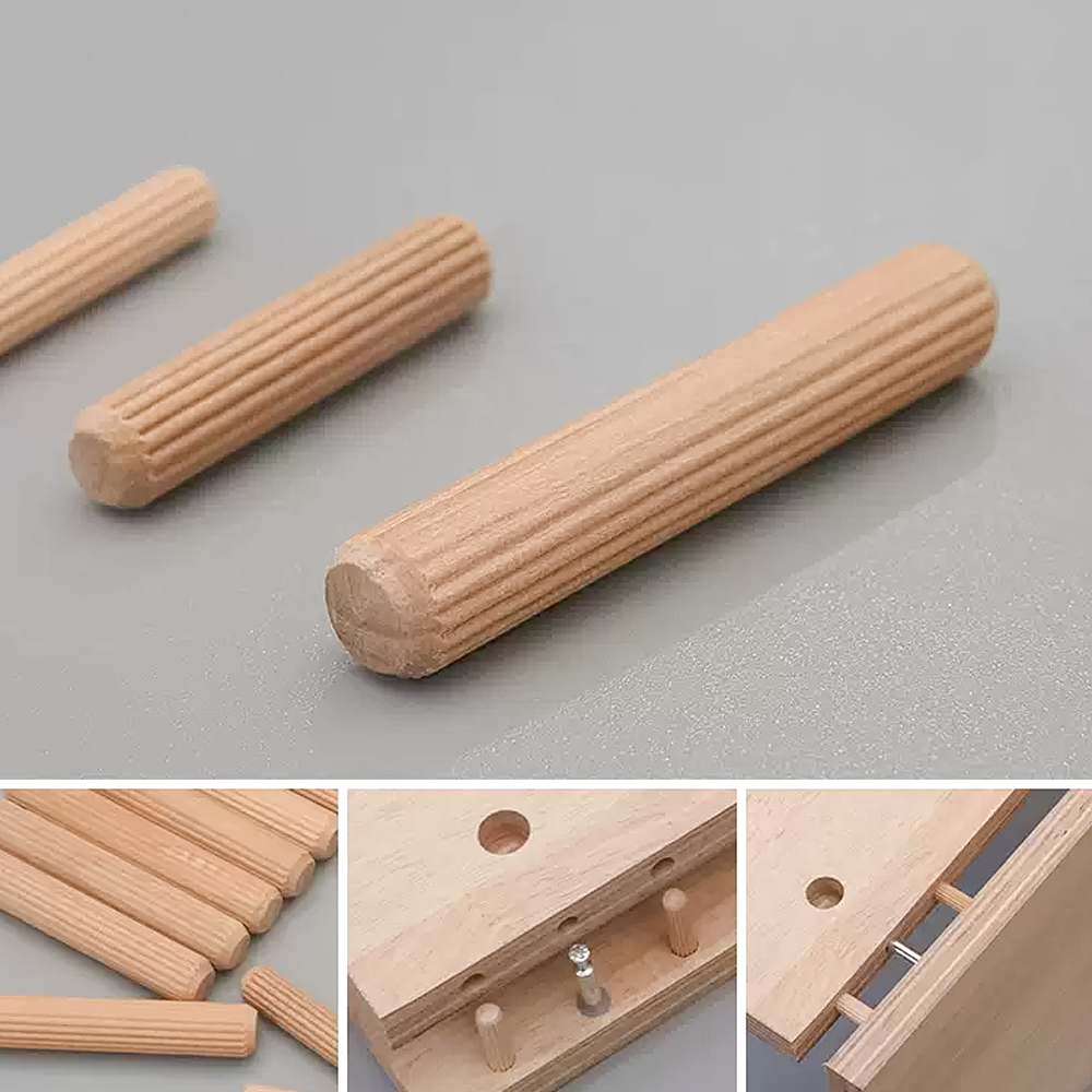 Деревянные шканты 6/8 мм, рифл – обзор и цена Furniture Joinery Hardware