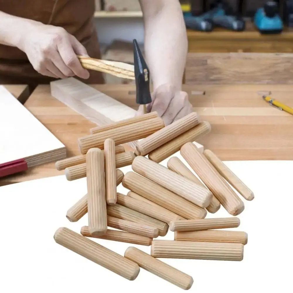 Деревянные шканты 6/8 мм, рифл – обзор и цена Furniture Joinery Hardware